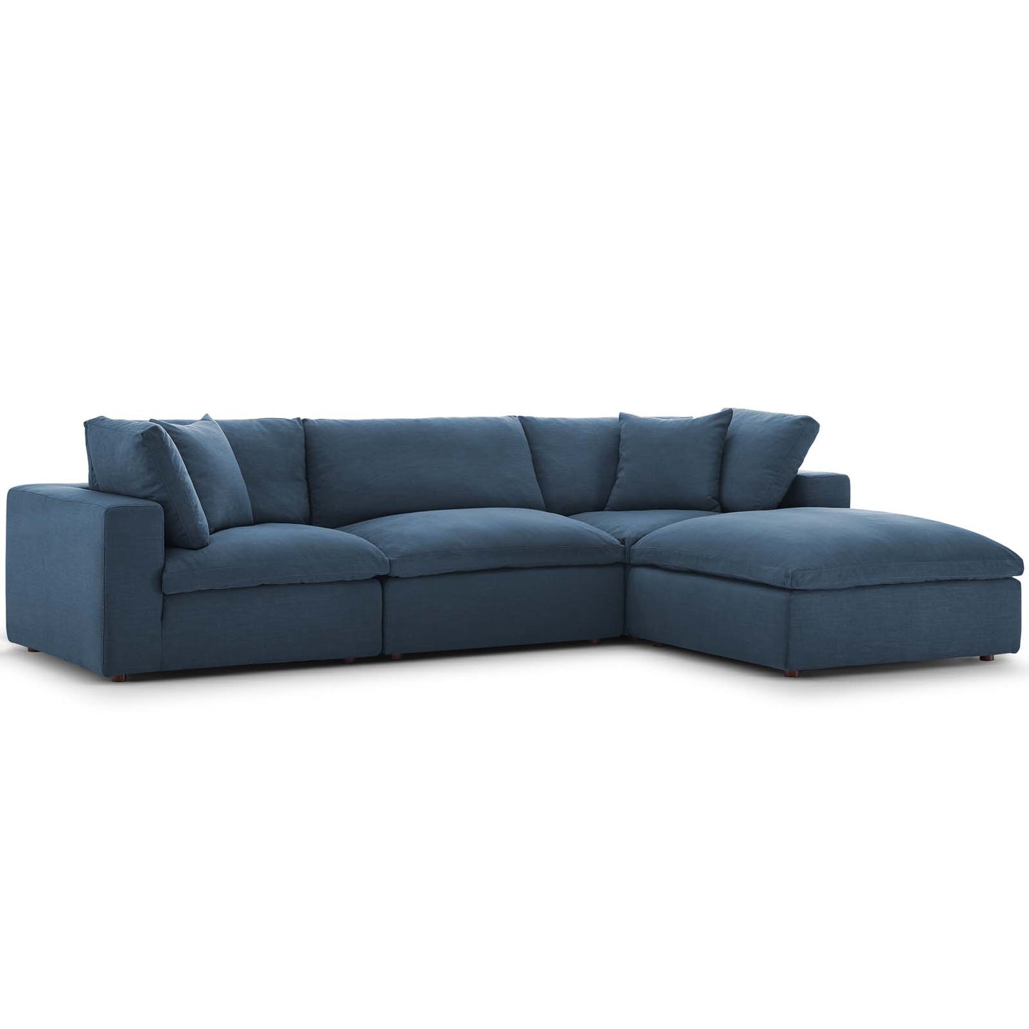 Beech wood corner sofa 250 x85 cm - SBF156