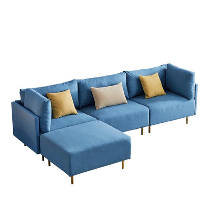 Beech wood corner sofa 230 x 160 cm - DECO292