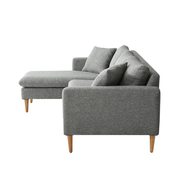 Beech wood corner sofa 220 x160 cm GOL349 Chic Homz