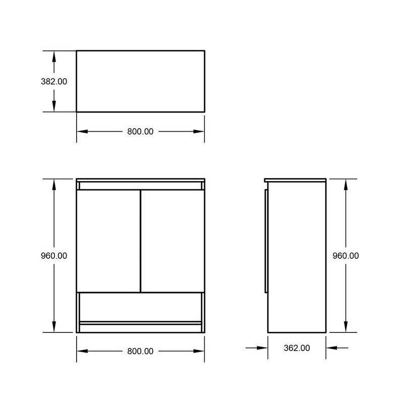 Shoe rack 38 x 80 cm - STCO75