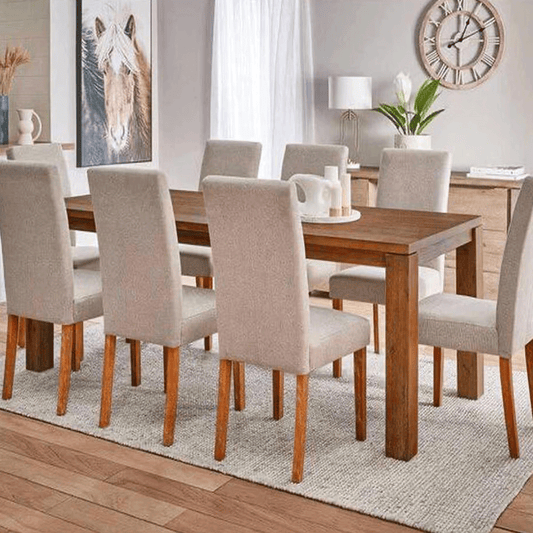 Large dining table - 9 pieces - WK173