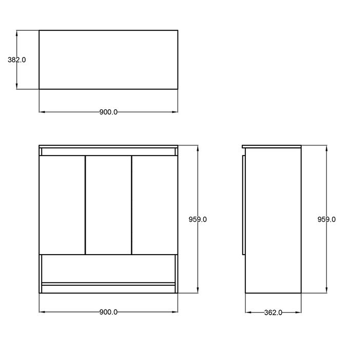 Shoe rack 38 x 90 cm - STCO76