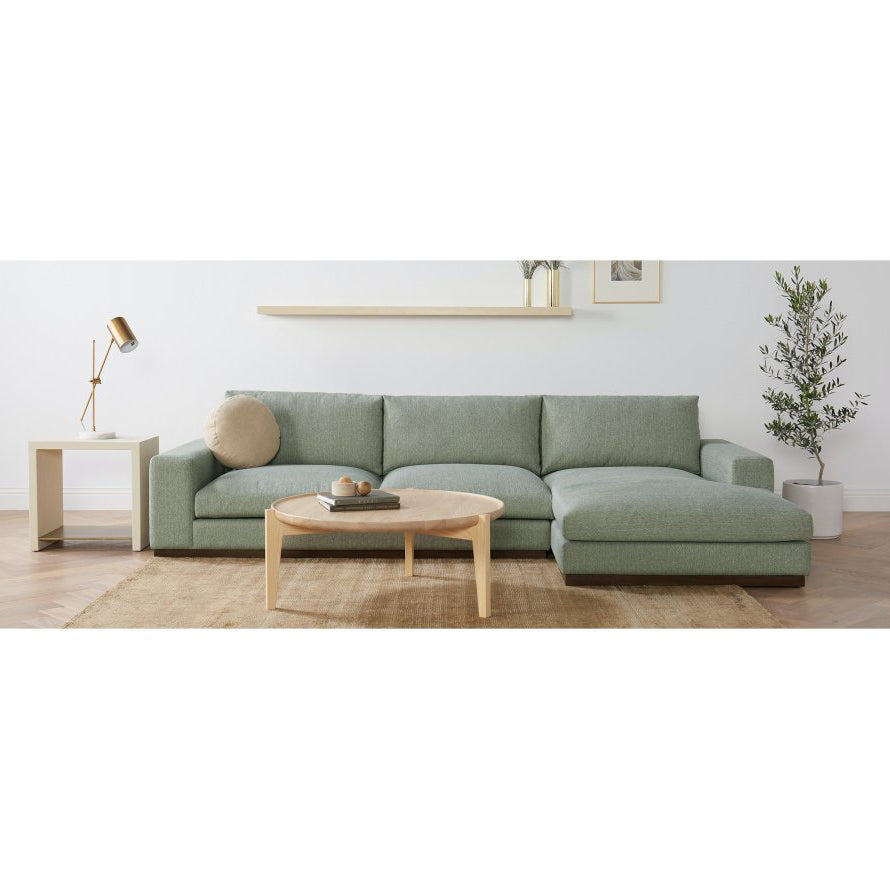 Beech wood corner sofa 300 x 200 cm - ONF31