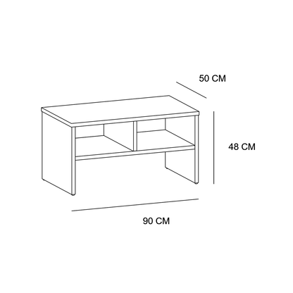 Coffee table 90x50cm - MIRA43