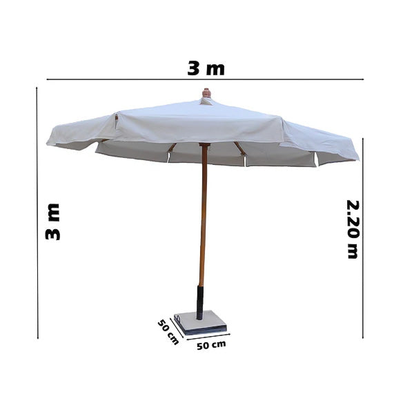 Outdoor Umbrella 300x300cm - ORN3