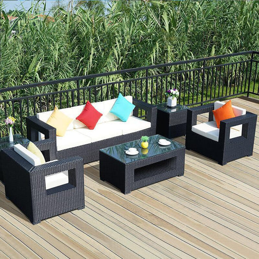 Outdoor set - one sofa, two chairs and a table - SHP332