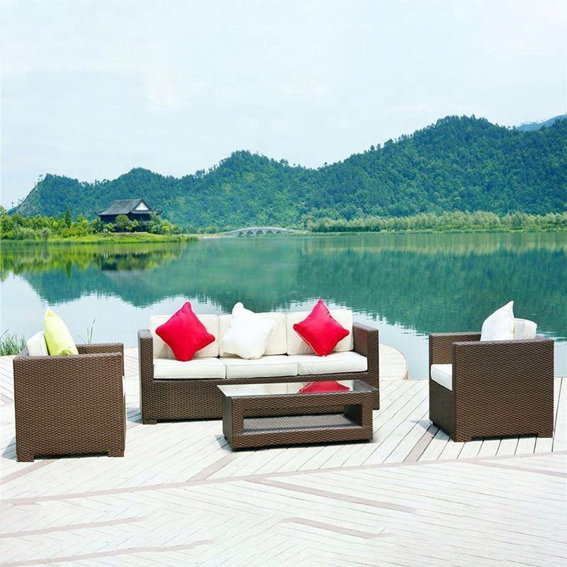 Outdoor set - a sofa, two chairs and a table - SHP121