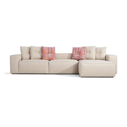 Beech wood corner sofa 250x150cm - BHO12