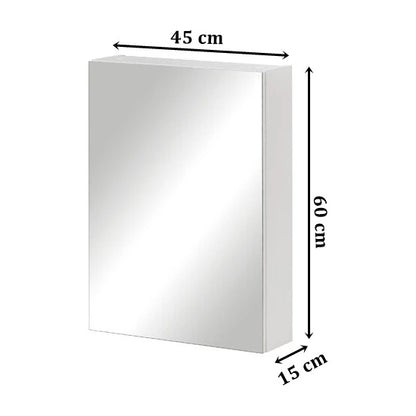 وحدة تخزين حمام مع مرايا 45×17سم - KAF20