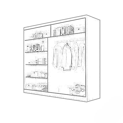 Wardrobe 220x180cm - TIK37