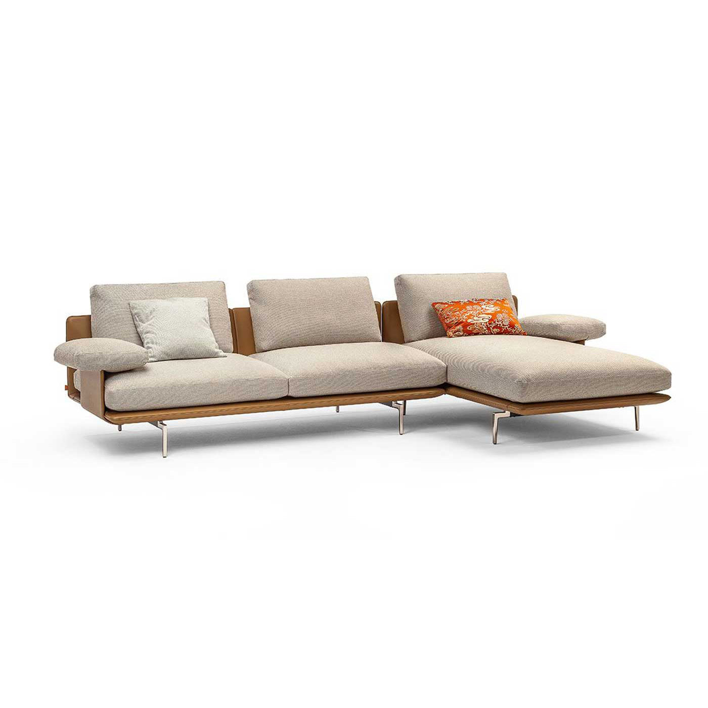 Beech wood corner sofa 260 x 160 cm-OUR58