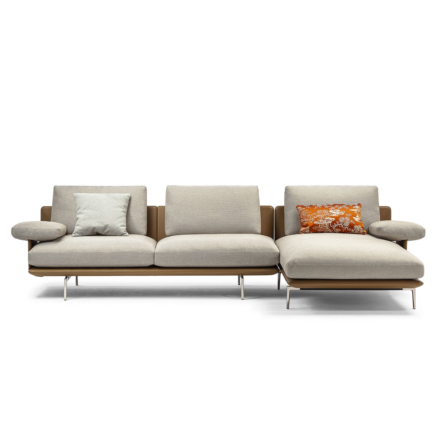 Beech wood corner sofa 260 x 160 cm-OUR58