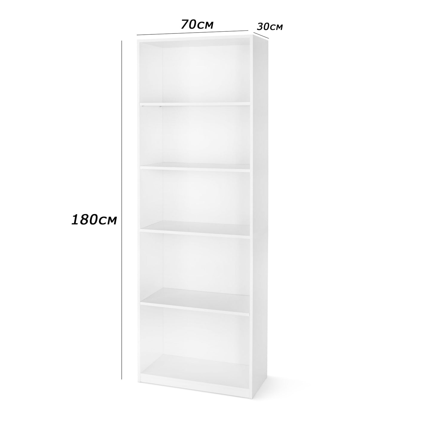 Bookcase 180 x 70 cm - FAN36