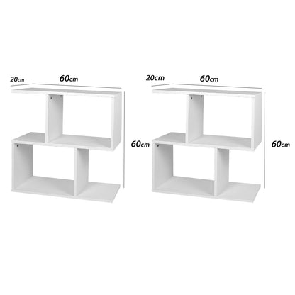 وحدة عرض أرفف - قطعتين 60×60سم - FAN446