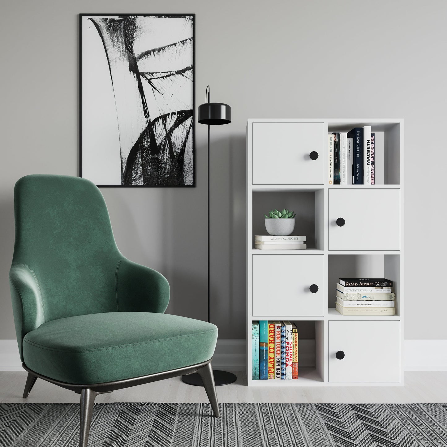 مكتبة 124×75سم - FAN460