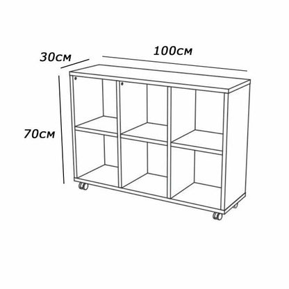 Bookcase 100 x 70 cm - FAN34