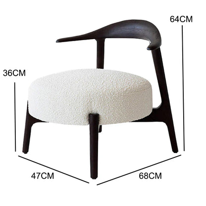 كرسي خشب زان 68×64سم - HMS91