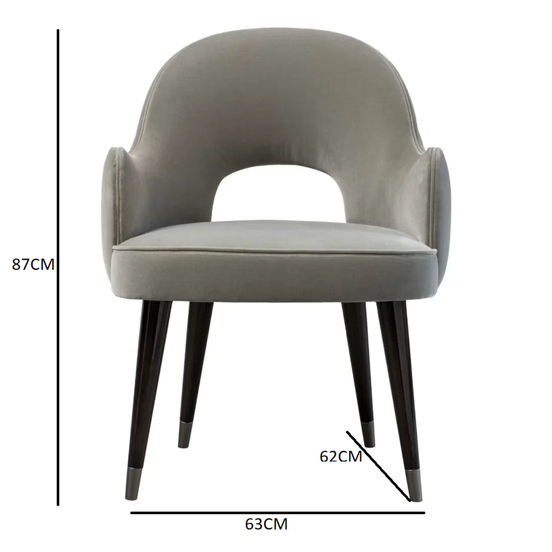 Beech wood chair 63x62cm - HMS93