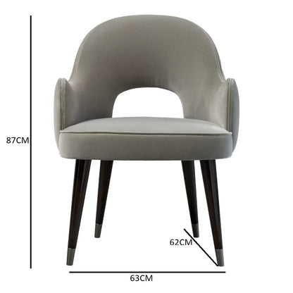 Beech wood chair 63x62cm - HMS93