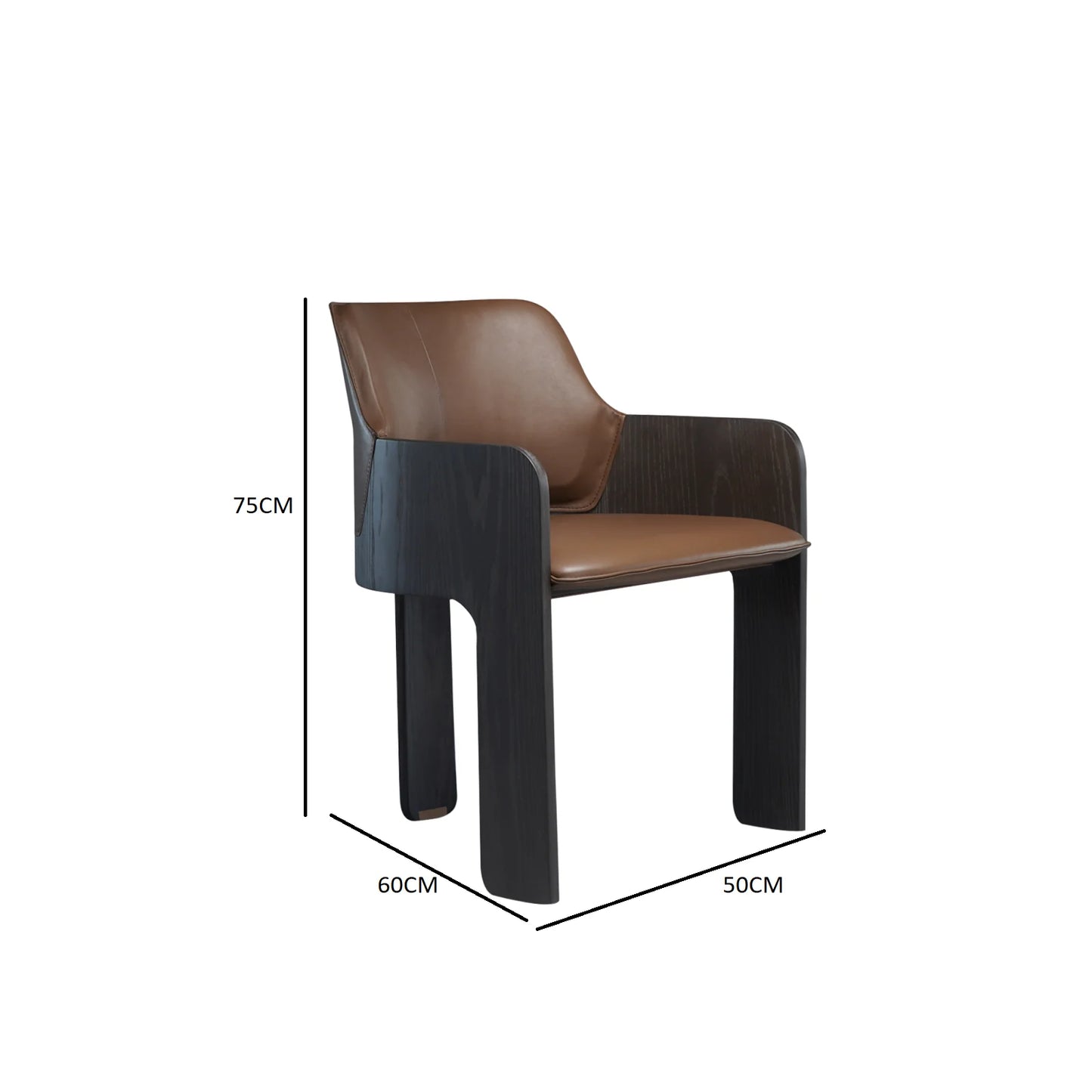 Beech wood chair 60x50cm - HMS97
