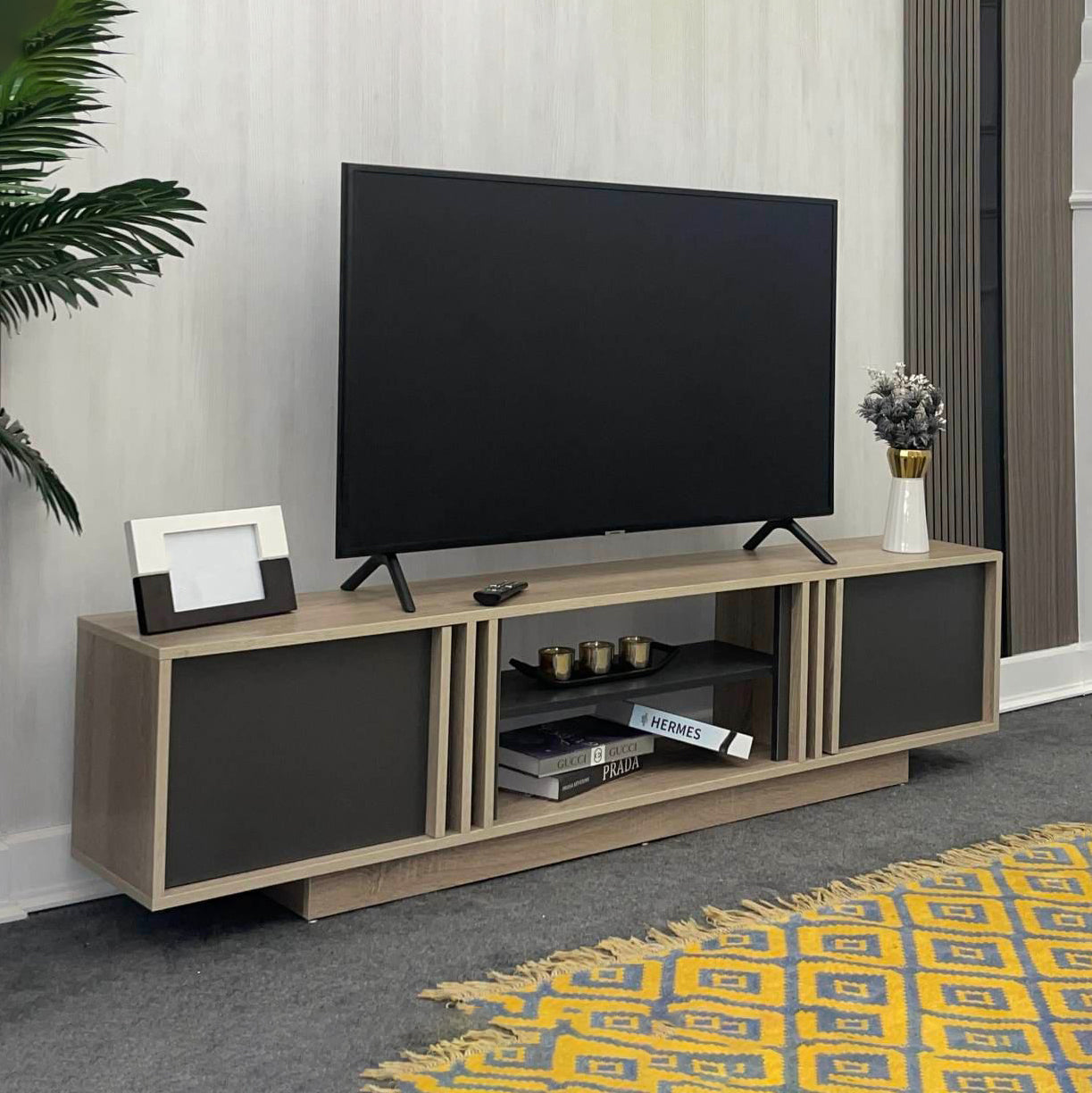 Tv Table Riyadh TV table 30×180 cm - LOG237 – Chic Homz