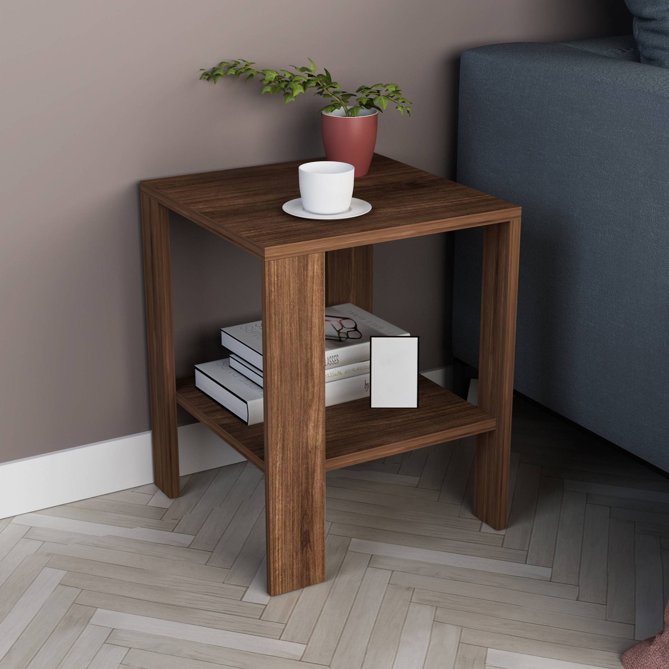 4 Inch Side Table Side table 40×40 cm - LOG458 – Chic Homz