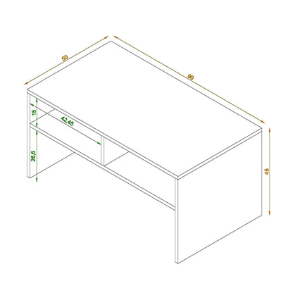 Coffee table 50 x 90 cm - ZAF4