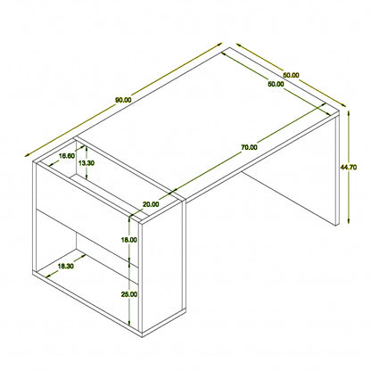 Coffee table 50 x 90 cm - ZAF14