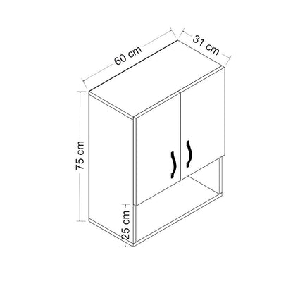 Bathroom Storage Unit 75x60cm - KAF31