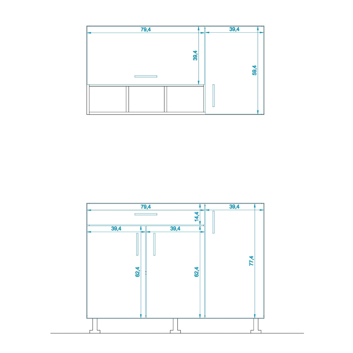 Kitchen - 2 pieces - ZAF174