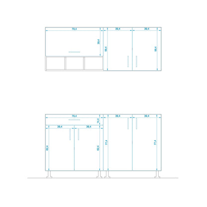 Kitchen - 2 pieces - ZAF182