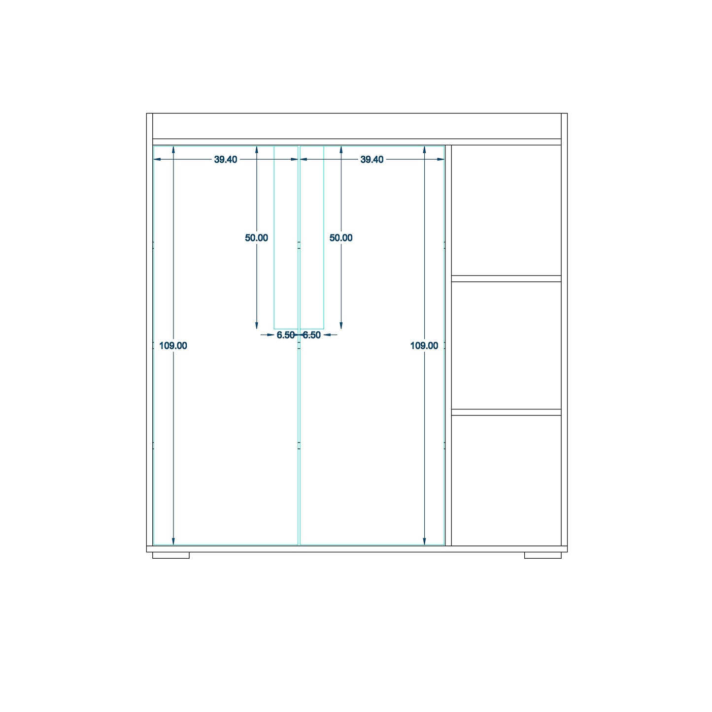 Shoe rack 35 x 115 cm - ZAF137