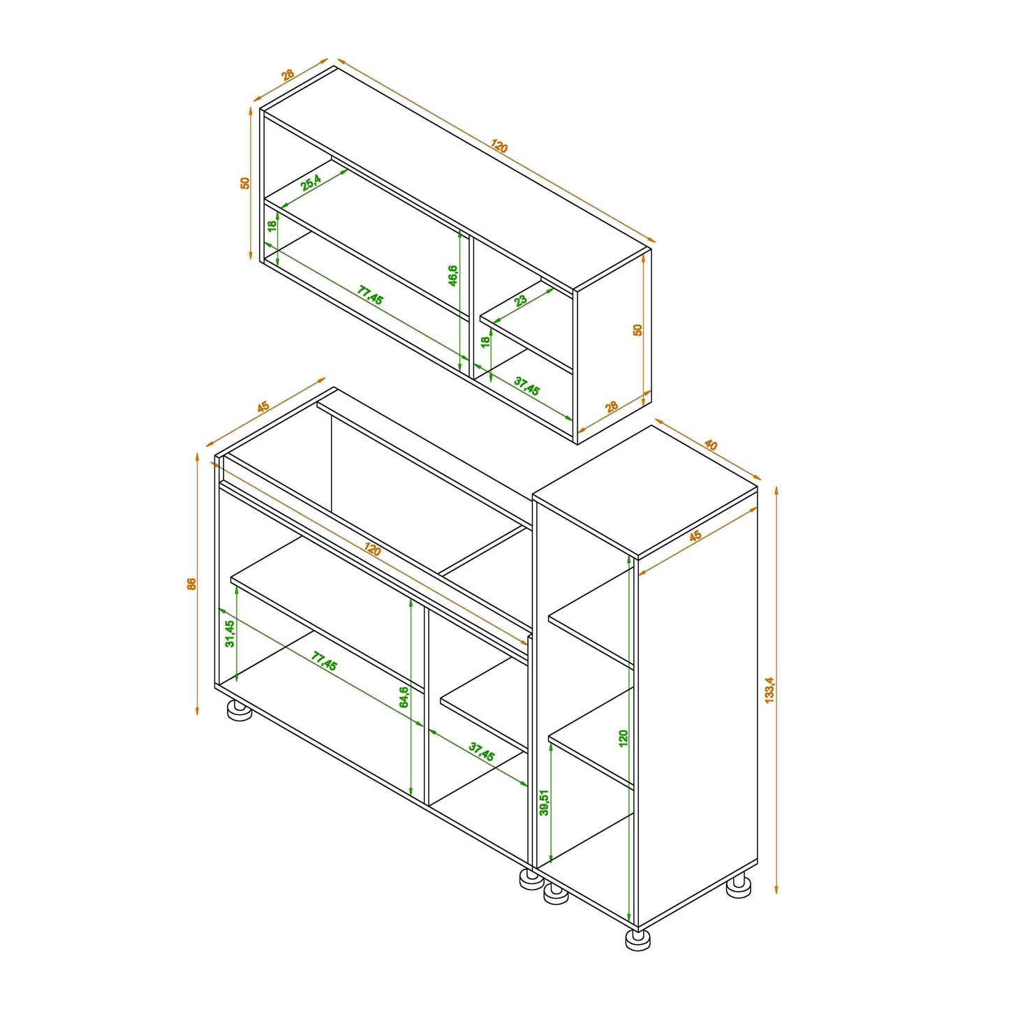 Kitchen - 3 pieces - ZAF163