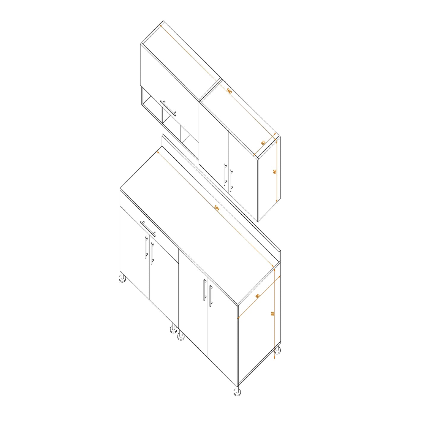 Kitchen - 2 pieces - ZAF184