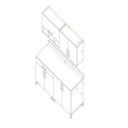 Kitchen - 2 pieces - ZAF184