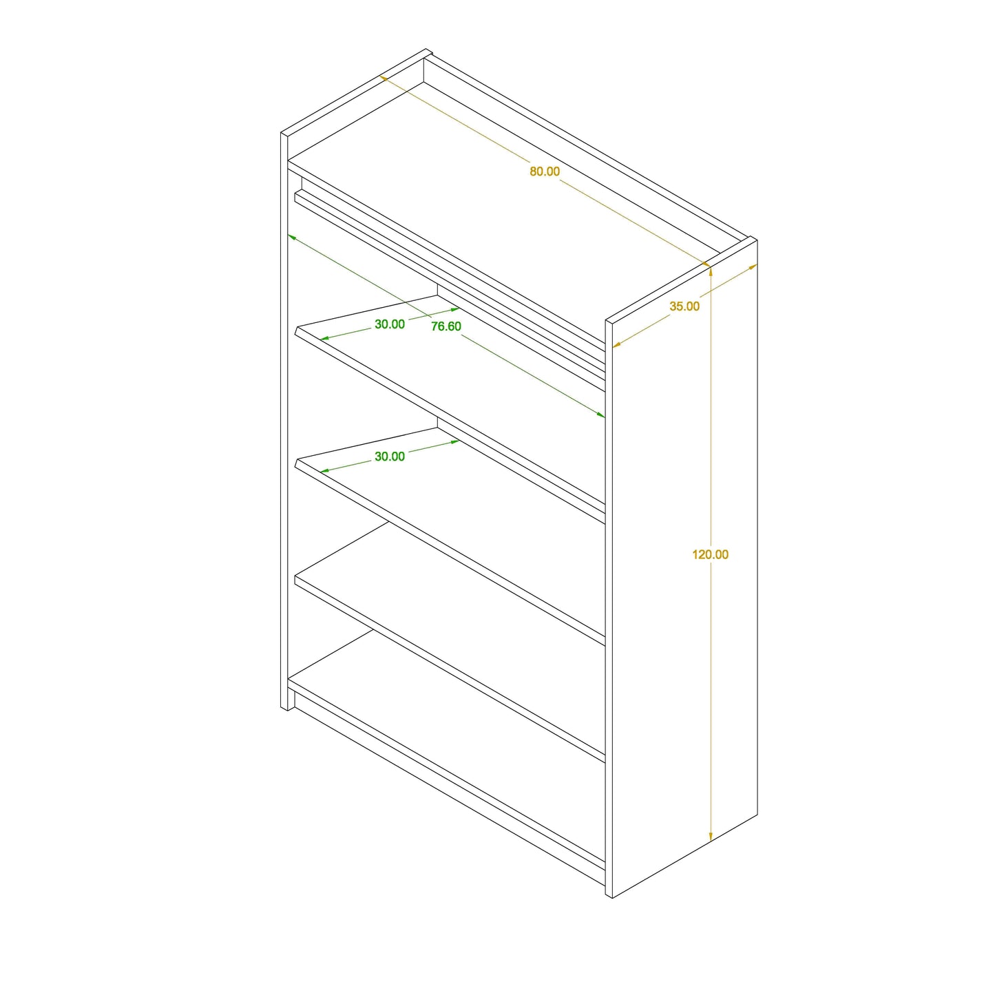 Shoe rack 35 x 80 cm - ZAF143