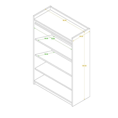 Shoe rack 35 x 80 cm - ZAF141