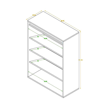 Shoe rack 35 x 80 cm - ZAF150