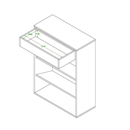 Shoe rack 37 x 80 cm - ZAF154