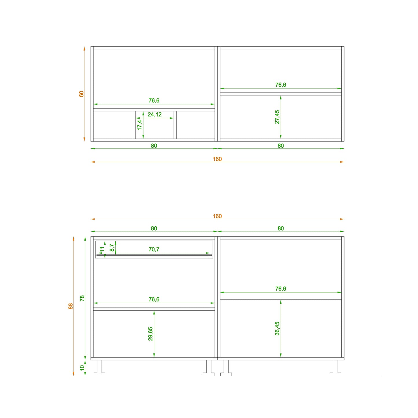 Kitchen - 2 pieces - ZAF184