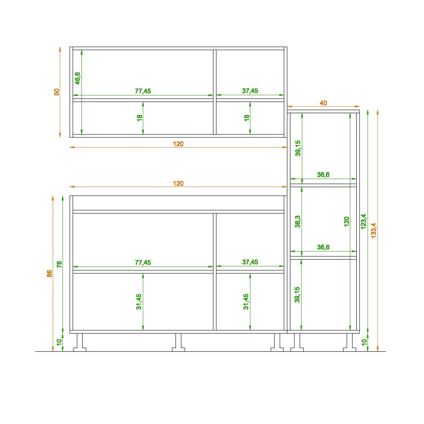 Kitchen - 3 pieces - ZAF162