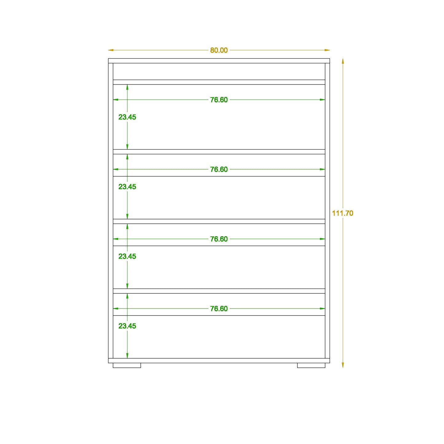 Shoe rack 35 x 80 cm - ZAF147