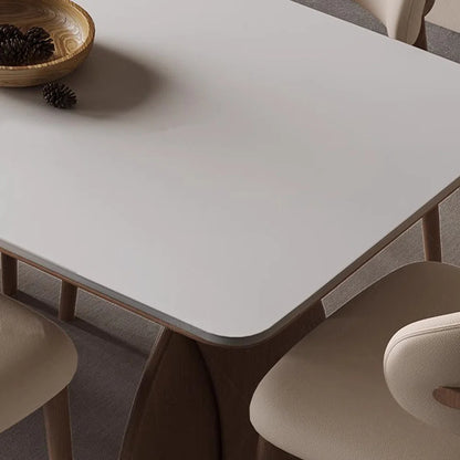 Beech wood dining table - 5 pieces - HMS55