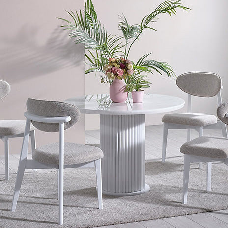 ترابيزة سفرة خشب زان - 7 قطع - HMS58