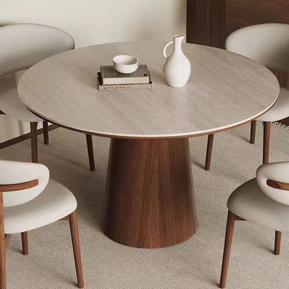 Beech Wood Dining Table - 5 Pieces - HMS47