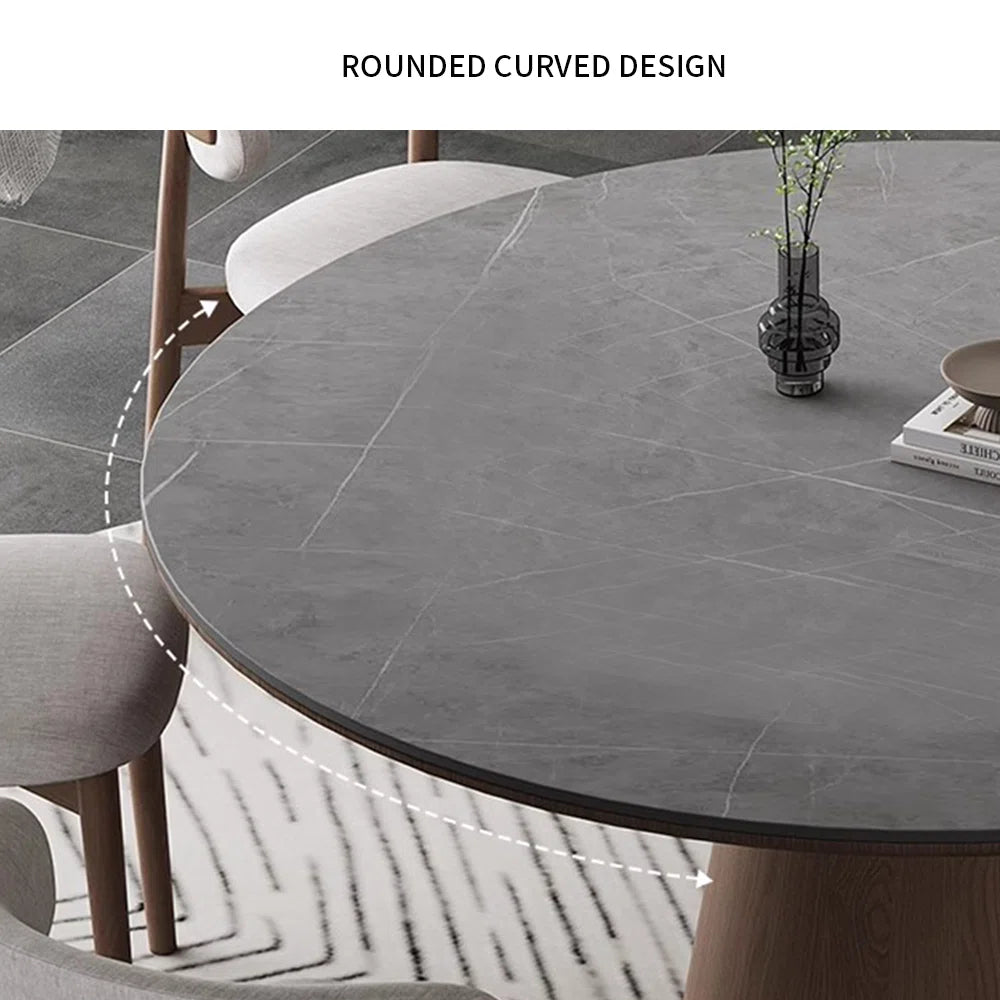 ترابيزة سفرة خشب زان - 7 قطع - HMS50