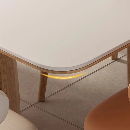 ترابيزة سفرة خشب زان - 5 قطع - HMS51