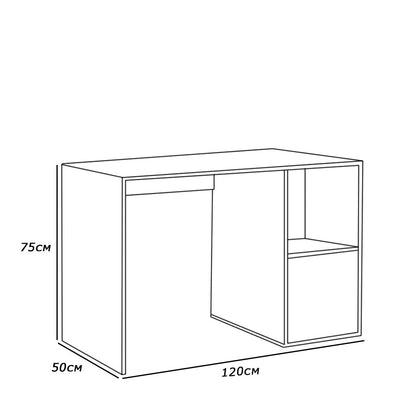 مكتب 120×75سم- FAN18