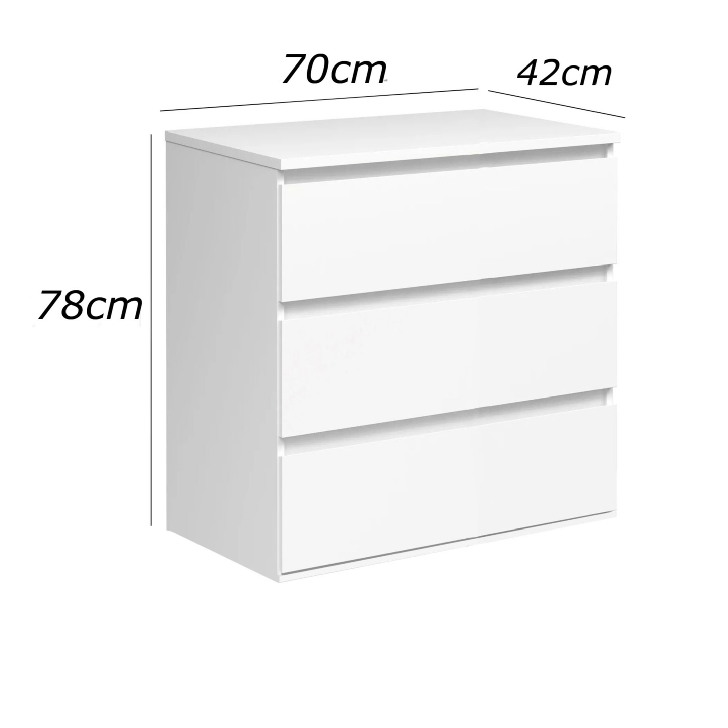 وحدة أدراج 78×70سم - FAN758