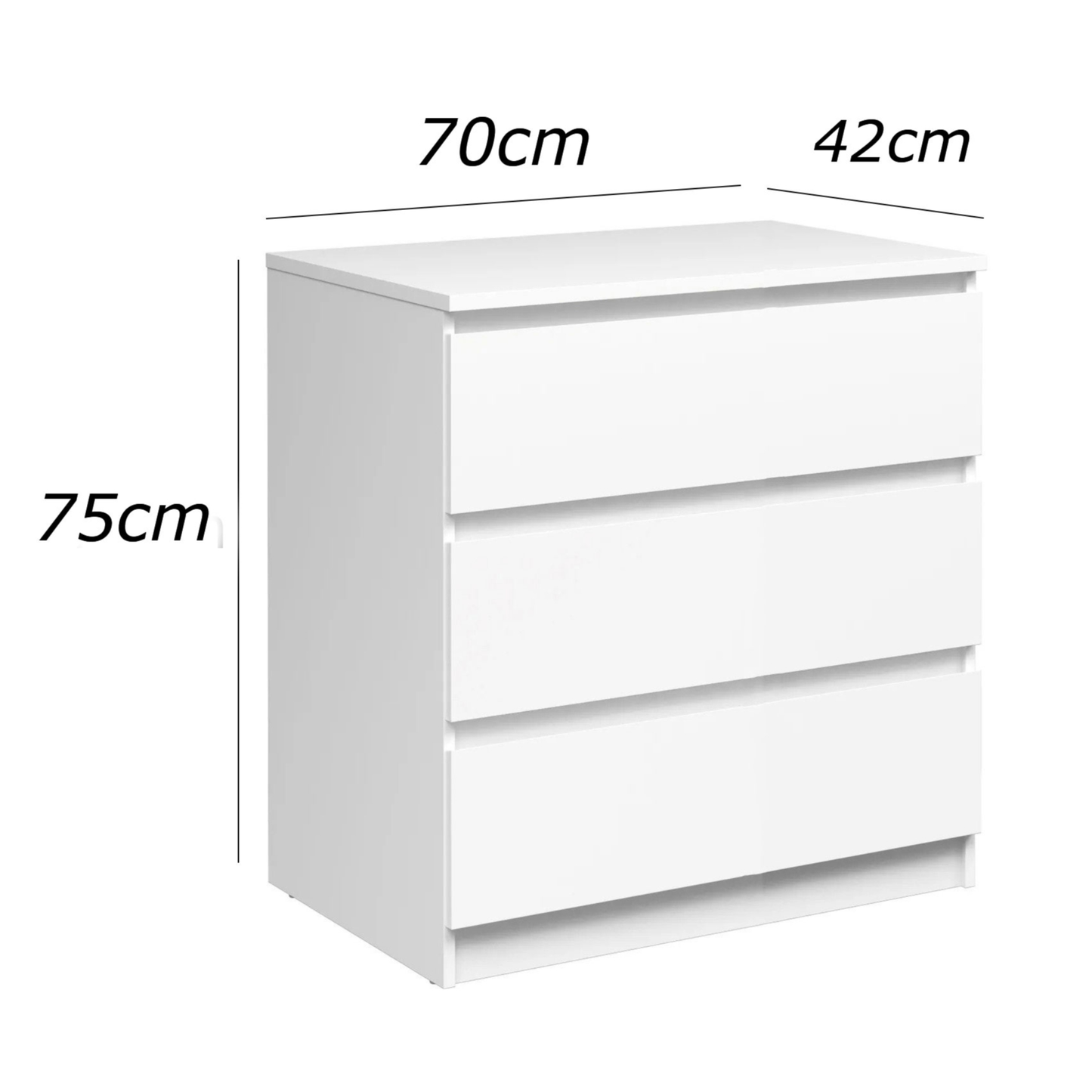 وحدة أدراج 75×70سم - FAN762